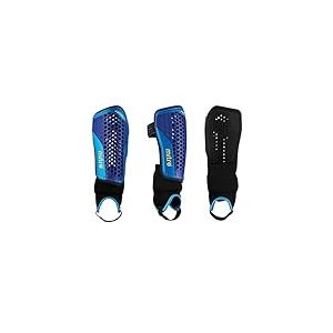 Mitre Aircell Carbon Protège-Tibias Unisexe, Black/Blue/Yellow, M