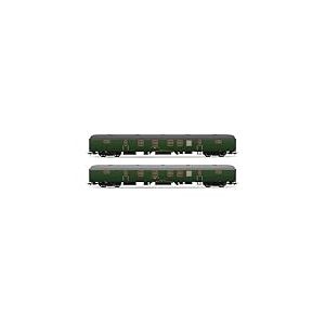Electrotren HE4013 Renfe, Coffret de 2 unit&eacute;s Dgdc-3000 Fourgon Postal, Livr&eacute;e Vert Olive, P&eacute;riode Iv &Eacute;cHElle 1:87 Voie Ho Hornby Hobbies Autocars &agrave; Mat&eacute;riel Roulant pour Passagers, Divers