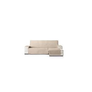 Eysa Oslo Housse, Microfiber, C/1 Beige-écru, Chaise Longue 290 cm. Adapté aux canapés de 300 à 350 cm