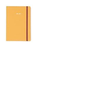 Letts of London Raw Agenda scolaire semainier 2024/2025 Moutarde Format A5