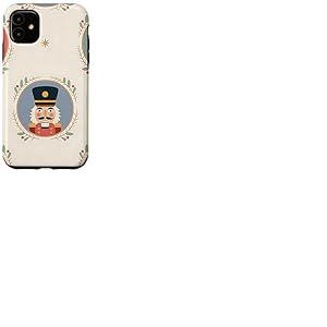 Cute Pink Christmas Nutcracker Ballet Blue & Pink Nutcracker Coque pour iPhone 11