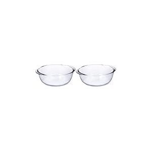 PYREX PREPWARE - Plat rond en verre 26 cm - 2,3 l (Lot de 2)