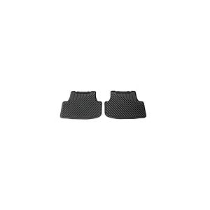 Audi 8Y4061511041 Lot de 2 Tapis de Sol en Caoutchouc pour Toutes Saisons-pour l'arrière-Noir