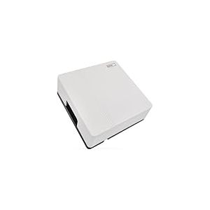 EMOS - Sonnette de porte &agrave; 2 fils avec double alimentation - Carillon de porte classique - Sonnette de porte blanche - 1 m&eacute;lodie Ding-Dong, volume 85 dB - Avec fil, pour montage mural - Carr&eacute;e