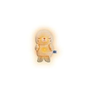 VTech -Baby Petite veilleuse endormie, Peluche Interactive, Jouet pour b&eacute;b&eacute;s &agrave; partir de 0 Mois, Bouton Lumineux avec m&eacute;lodies apaisantes, Version ESP