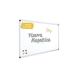 Tableau Blanc Magnétique, Tableau Blanc pour Mur, Tableau Feutre Aluminium, Tableau Blanc Magnétique pour Usage Scolaire, Professionnel ou Personnel, Surface Lisse et Brillante - Ofituria (240x120cm)