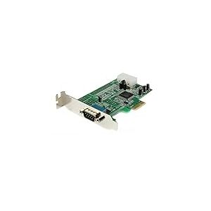 StarTech.com Carte Adaptateur Série PCIe RS232 à 1 Port, Contrôleur Série PCIe vers DB9, UART 16550 - Remplacé par PEX1S953LP