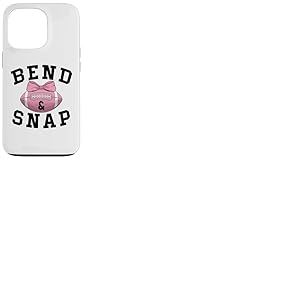 Bend and Snap Football Game Day Coquette Pink Football Bow Coque pour iPhone 13 Pro