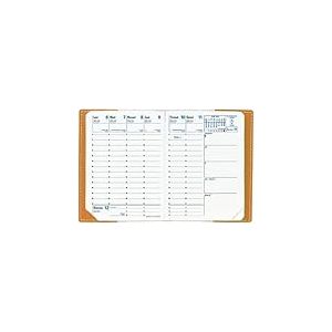 Quo Vadis - Recharge Agenda - 2026 - Randonnée Tranche Dorée - Semainier Planning - Français - 13 mois décembre-décembre - 9x12,5 cm - Papier blanc