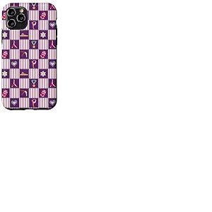 Poutre de Gymnastique pour Filles et Femmes Violet Coque pour iPhone 11 Pro