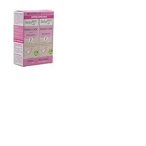 HerbalGem - FEM50+ DUO MENOPAUSE - Complément Alimentaire Gemmothérapie Concentrée - Complexe Ménopause - 30 ml + Spray 15 ml