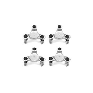 QWORK&reg; 4 pi&egrave;ces 152mm Tri-Dolly en Acier, capacit&eacute; de Charge de 180 kg, id&eacute;al pour d&eacute;placer des Meubles et des appareils &eacute;lectrom&eacute;nagers, Durable et Facile &agrave; Utiliser
