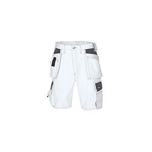 teXXor 4344-42 Bermuda Short de travail, Blanc/gris, Taille 42