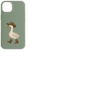Cowboy Goose Funny Western Walking Boots Chapeau Humour Coque pour iPhone 14 Plus