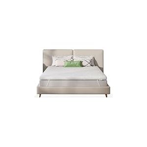 Novilla Surmatelas 180 X 200 CM, Surmatelas en Mousse à Mémoire de Forme Gel, Épaisseur 5 CM, avec Design Antidérapant et Certification de Sécurité, sans Odeur, Housse Lavable