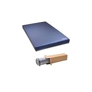 VEVOR Matelas Médical, Charge 294,8 kg, Matelas de Lit Médicalisé Mousse Double Couche, 203x106,7x15,3 cm, pour Soins de Longue Durée à Domicile Hôpital, Traitement des Escarres, Maisons de Retraite