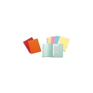 Exacompta - Réf. 332004E - Carton de 250 chemises rigides avec 2 rabats SUPER 210 g/m² - couleurs pastel - chemises certifiées PEFC™- dim 24 x 32 cm pour documents format A4 - vert clair