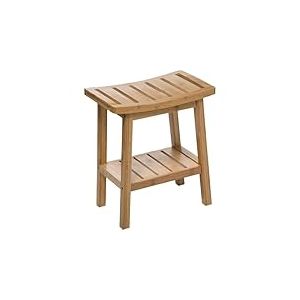 Well Home Tabouret en Bambou Harmonie de Style Zen Japonais 46 x 39 x 25 cm