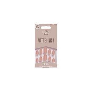 Elegant Touch – Faux ongles naturels – Vison – Forme ovale
