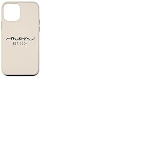 Maman Est 2004 Personnalis&eacute; Maman Personnalis&eacute; F&ecirc;te des M&egrave;res Personnalis&eacute; Coque pour iPhone 12 Mini