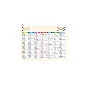 Exacompta - 34380E - Calendrier Pep's - 29,5 x 22 cm - Septembre 2024 à septembre 2025