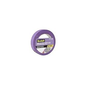 Scotch Ruban de masquage avancé pour surface délicate, 24 mm x 41 m, lignes de peinture super tranchantes, pour peinture délicate et décoration intérieure, ruban de peintre pour papier peint et