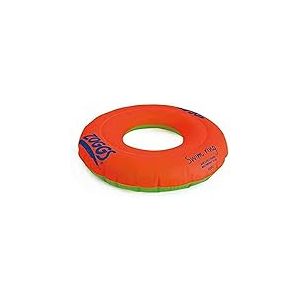 Zoggs Swim Ring Ceinture de flottaison Mixte Enfant, Orange/Vert, 3-6 Ans