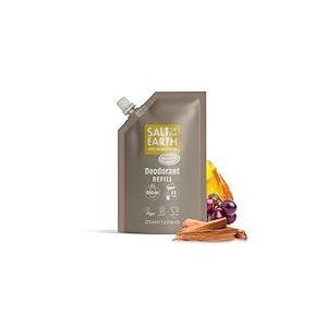 Salt of the Earth Recharge pour déodorant naturel 3 utilisations - Ambre et bois de santal - Vegan - Protection longue durée - Certifié Leaping Bunny - Fabriqué au Royaume-Uni - 2