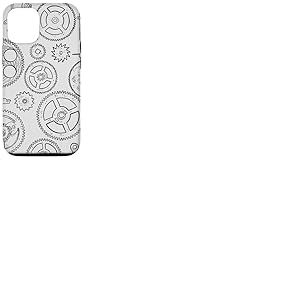 Horloge Pièces Individuelles Pièces de Montre Engrenage Mécanique Horloge Coque pour iPhone 12/12 Pro