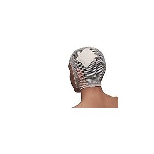 GIMA Surgifix - Filet Tubulaire &Eacute;lastique Poly, Taille 6, pour Fixation de Compresses, Gaze et Pansements de la T&ecirc;te, Longueur de Tension 25 m, Couleur Blanche, Fabriqu&eacute; en Italie, 1 pi&egrave;ce