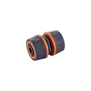 GRIFEMA GE1203, Réparateur de tuyau d'arrosage 1/2 Pouces de 13 mm Universel, Connecteur de service rapide pour une installation facile, Orange/Noir, [Exclusivité Amazon]