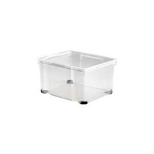 CURVER | Unibox Plus 30L avec renforts, Transparent, Storage Others, 42,5x34,5x25,6 cm
