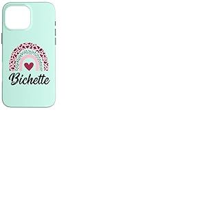 Bichette surnom Arc-en-Ciel l&eacute;opard Girly Cadeau Fille Femme Coque pour iPhone 16 Pro Max