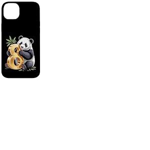 C'est mon ème anniversaire Panda 8 ans Panda B-Day Coque pour iPhone 14 Plus
