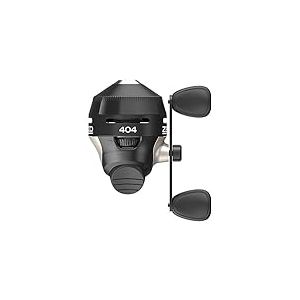 Zebco Moulinet de pêche Spincast 404 - Taille 40 - Récupération à Droite - Alerte de Touche intégrée - Engrenages entièrement métalliques durables - Broche de ramassage en Acier Inoxydable -