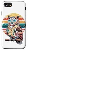Rétro Hibou Lunettes Hawaï Plage Été Vacances Coque pour iPhone SE (2020) / 7/8