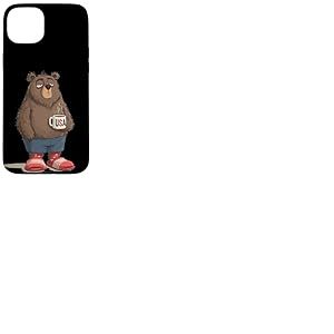 Look Amusant d'ours du Matin pour Adultes et Enfants Coque pour iPhone 15 Plus
