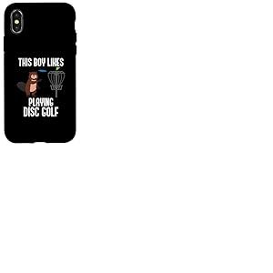 Disc Golf Player Ironie du sort Hobby Sports Coque pour iPhone X/XS