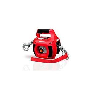 FITHOIST Treuil portable de 453,6 kg, treuil aliment&eacute; par perceuse avec c&acirc;ble m&eacute;tallique en alliage d'acier de 12,2 m, treuil d'avertissement manuel pour levage, tra&icirc;nage, manutention, remorque