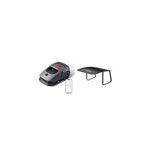 MOVA 600 + Garage Combo, Robot Tondeuse Dreame, Configuration sans Fil LiDAR 3D et cartographie précise jusqu'à 600 m², Évitement Intelligent des Obstacles, Contrôle par Application