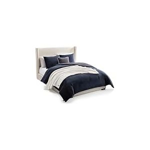 UGG Remina 32534 Parure de lit 5 pi&egrave;ces pour Grand lit Double avec Couette et 2 Couvre-oreillers avec Coussin d&eacute;coratif de 45,7 x 45,7 cm et Couverture de 127 x 152,4 cm, lit Double/Grand lit, Bleu