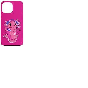 Jeu vid&eacute;o Axolotl Kids Girls Gamer Cute Anime Kawaii Coque pour iPhone 13 Pro Max