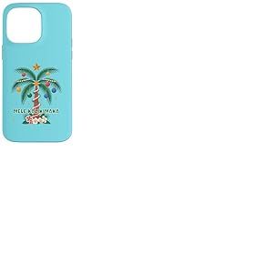 Mele Kalikimaka Palmier de No&euml;l hawa&iuml;en Coque pour iPhone 14 Pro Max