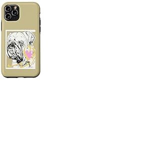 Bouledogue Anglais, Bouledogue, Elke, cœur Coque pour iPhone 11 Pro