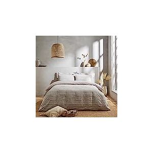 Pineapple Elephant Bedding Enola Parure de lit en Coton aztèque avec Housse de Couette et taies d'oreiller Gris Super King Size