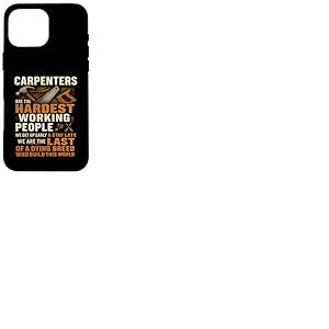 Équipe de construction de charpentier fière et travailleuse Coque pour iPhone 16 Pro Max