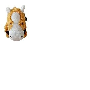 Neo Toys- Peluche bouillotte Cou Large Cheval, 200402