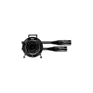 CORDIAL - CSE50NN7A-PUR-SD - Enrouleur câble réseau CAT 7A etherCON S/FTP 50 m, fiches NE8MX-B-1 + HIROSE RJ45 - enrouleur SCHILL
