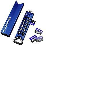 iStorage datAshur SD, Encrypted USB Flash Drive with Removable iStorage microSD Cards (Sold Separately), Password Protected, Secure Collaboration, FIPS Compliant