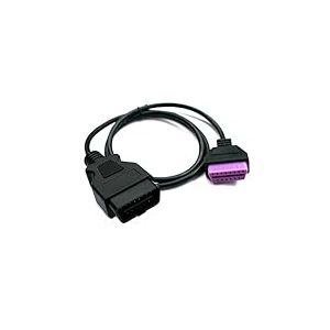 autodia® Adaptateur OBD 2 II Rallonge mâle vers femelle 16 broches Interface de diagnostic 1 m mètres